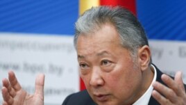 Former Kyrgyz President Kurmanbek Bakiev.