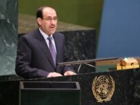 Al-Maliki told Iraq's neighbors on September 26 at the UN that their security is tied to Iraq's (AFP)