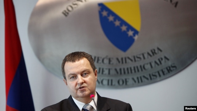 Ivica Dačić prilikom posjete Sarajevu, septembar 2012.