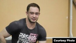 Қазақстандық ауыр атлет Денис Уланов (Сурет Қазақстан ауыр атлетика федерациясы баспасөз қызмеінен алынды).