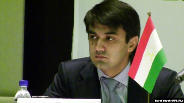 Rustam Emomali, the son of the Tajik president and head of the Tajik Football Federation.