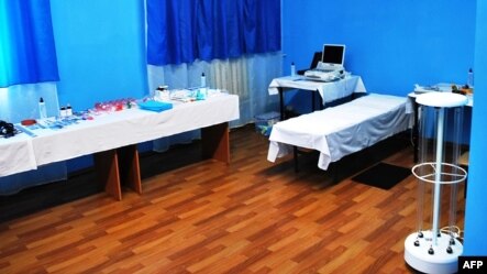 The  medical suite prepared by the penitentiary service in Kachanivska prison for a medical examination of Yulia Tymoshenko