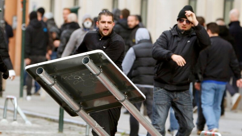 В Брюсселе в ходе столкновений задержаны 10 человек
