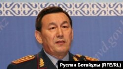 Министр внутренних дел Казахстана Калмуханбет Касымов. Астана, 14 июня 2016 года.