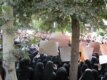 تظاهرات دانشجویان معترض در دانشگاه تهران  در روز دوشنبه ۱۶ مهر ۱۳۸۶ علیه سخنرانی محمود احمدی نژاد