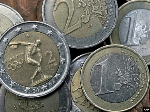 Greece -- Greek Euro coins, 17Feb2010