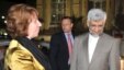 Iran's top nuclear negotiator Said Jalili (right) with European Union foreign policy chief Catherine Ashton in Istanbul on May 15. 
