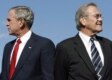 U.S. President George W. Bush (left) and Defense Secretary Donald Rumsfeld at the dedication of a U.S. Air Force Memorial in Arlington (epa)