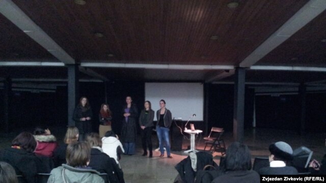 Studenti Bauhaus Univerziteta iz Weimara na skupu u Sarajevu, 1. februar 2012.