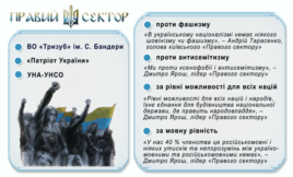 Выдержки из программы "Правого сектора", в которых партия дистанцируется от фашизма и антисемитизма