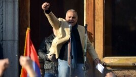 Armenia - Raffi Hovannisian, leader of Zharangutiun Party, addresses the rally in Liberty Square in Yerevan,2Mar,2013