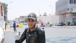 A Libyan rebel fighter