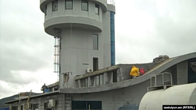 The new airport terminal will open in May