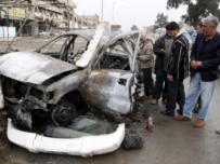 The scene of a Baghdad car-bomb attack on December 18 (epa)