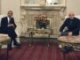 حامد کرزی رییس جمهور افغانستان و بارک اوباما رییس جمهور امریکا در جریان ملاقات در کابل