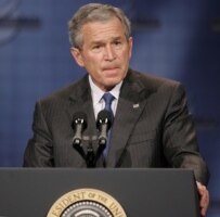 A spokesperson for President George W. Bush said the letter does not address international concerns (file photo) (epa)
