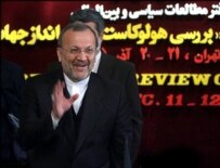 Iranian Foreign Minister Manuchehr Mottaki at the opening of the International Holocaust Conference on December 11 (MNA)