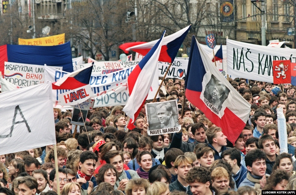 A Look Back At The Velvet Revolution, 25 Years Later