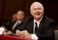 Robert Gates testifying during confirmation hearings in the Senate earlier this month (epa)
