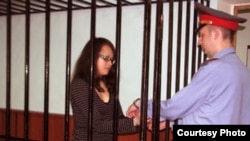 Aygul Makhmutova in a Moscow courtroom