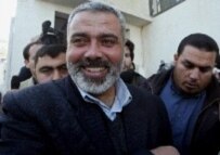 Hamas leader Sheikh Ismail Haniyah on 26 January (epa)