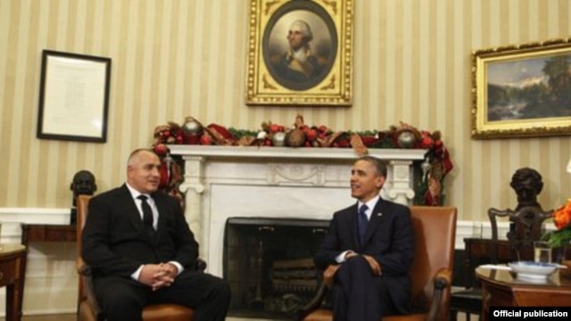 Boiko Borisov şi Barack Obama
