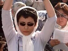 Iran - A woman activist, Nasrin Afzali, undated