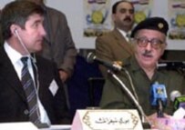 Former Iraqi Foreign Minister Tariq Aziz in Moscow in 2002 (CTK)
