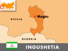 Russia -- Ingushetia map