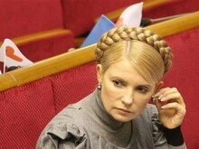 Ukraine -- Yuliya Tymoshenko at a parliament session in Kyiv, 04Dec2007