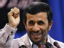 Iran - Ahmadinejad was speaking ahead of Monday's anniversary of the death in 1989 of Ayatollah Ruhollah Khomeini, the founder of the Islamic Republic, whose words Ahmadinejad echoed when he called for Israel to be 