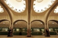 Russia -- Mayakovskaya metro station input: 21May2007