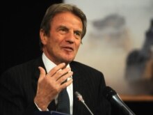 Belgium – French Foreign Minister Bernard Kouchner speaks at a news conference at the meeting of NATO foreign ministers in Brussels, 06Mar2008