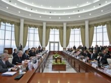 Russia -- General view of the EU-Russia Summit n the Volga River resort of Volzhsky Utyos near Samara, 18May2007