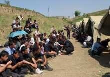 Uzbekistan -- Kyrgyzstan Refugee Camp Near Jalal-abad