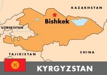 Kyrgyzstan -- Map, undated