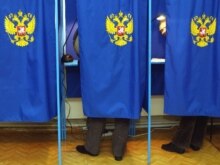 Russia -- Peolple vote for new president in Novosibirsk, 02Mar2008