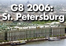 Russia -- 2006 G8 Summit graphic, button, bug