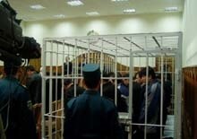 Uzbekistan -- Andijon trial, defendants at verdict reading, 14Nov2005