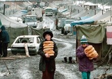 Chechnya -- Refugee Camp x