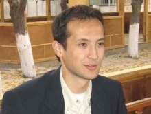 Kyrgyzstan - Journalist Alisher Saipov in Osh, 24Oct2007
