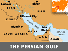 Persian Gulf -- Persian Gulf regional map