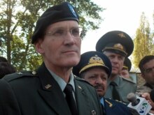 Azerbaijan/U.S. – Patrick O'Reilly, deputy director of the U.S. Missile Defense Agency, in Gabala, 18Sep2007