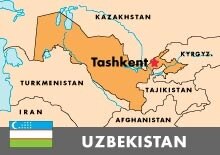 Uzbekistan -- map