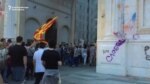 Skopje Street Protests Continue With Eggs And Paint
