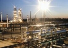 Russia – Energy / gas – Myldzhinsky gas condensate storage facility belonging to Vostokgazprom, subsidiary of Gazprom. Tomsk, 12 July 2005. (Size: 220x155.)