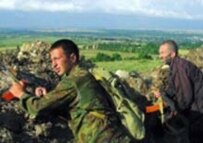 The Georgian Army has a mixture of conscript and professional soldiers (CTK)