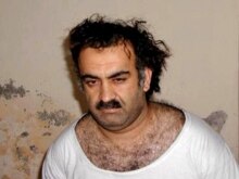 Pakistan -- Al-Qaeda operative Khalid Sheikh Mohammed shortly after his capture in Rawalpindi, 2003