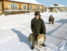 Russia - At the Evenki settlement of Ekonda, 22Mar2001