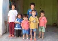 Uzbek refugee childern in the Iranian city of Zahedan (file photo) (RFE/RL)